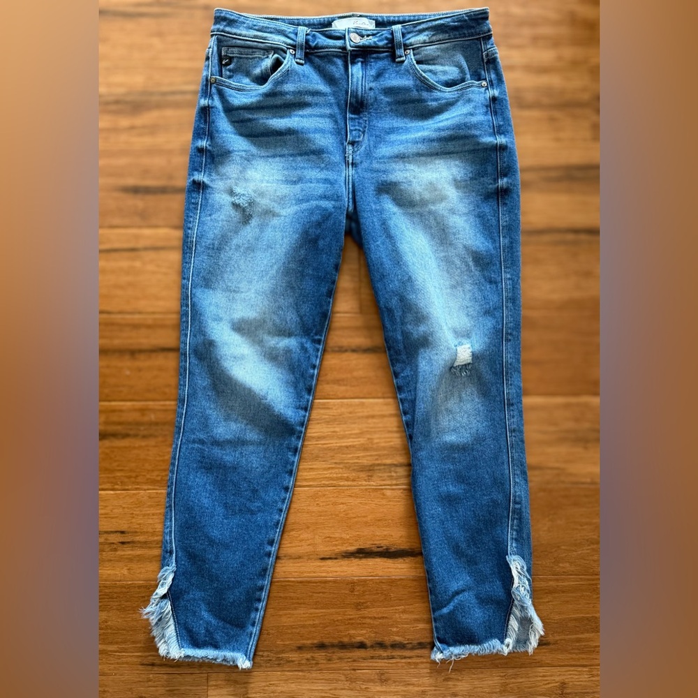 KanCan Distressed Blue Skinny Jeans